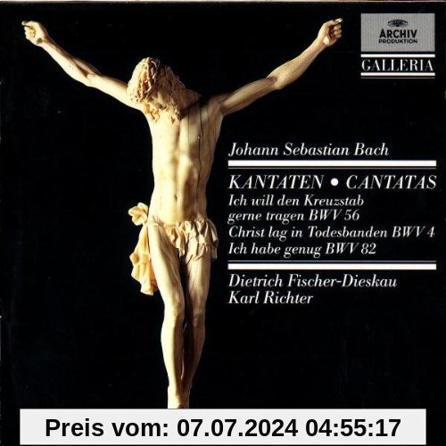 Kantaten BWV 56 und 4 und 82 von Dietrich Fischer-Dieskau