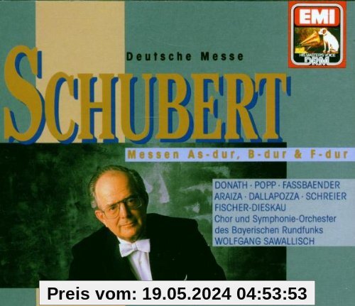 Messen D.872, 678, 324, 105 von Dietrich Fischer-Dieskau
