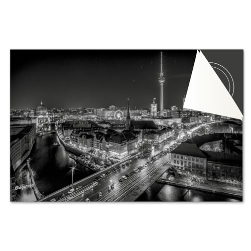 Induktionsschutz von Dietrix - Schutzmatte 77x51cm - Berlin Schwarz Weiß - Base - Für Induktionskochfeld/Induktionsherd - Herdabdeckung Ceranfeld - Helle Unterseite - Herdabdeckplatte Induktionsschutz von Dietrix - Schutzmatte 77x51cm - Berlin Schwarz Weiß - Base - Für Induktionskochfeld/Induktionsherd - Herdabdeckung Ceranfeld - Helle Unterseite - Herdabdeckplatte von Dietrix