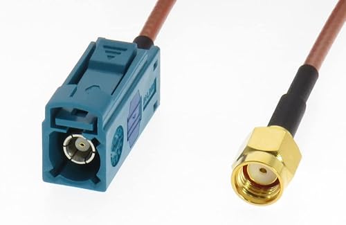 Antennenadapter - Fakra (Buchse) - RP-SMA (Stecker) - Reverse Polarity von Dietz