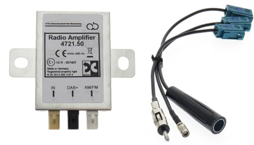 Dietz 41105 - Profi DAB/FM Splitter Verstärker mit Phantomeinspeiung - SMB/DIN (150 Ohm) von Dietz