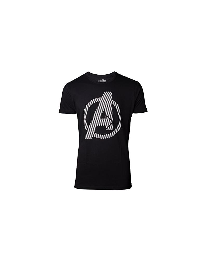 Avengers Infinity War T-Shirt Herren Avengers Logo S Schwarz von Difuzed