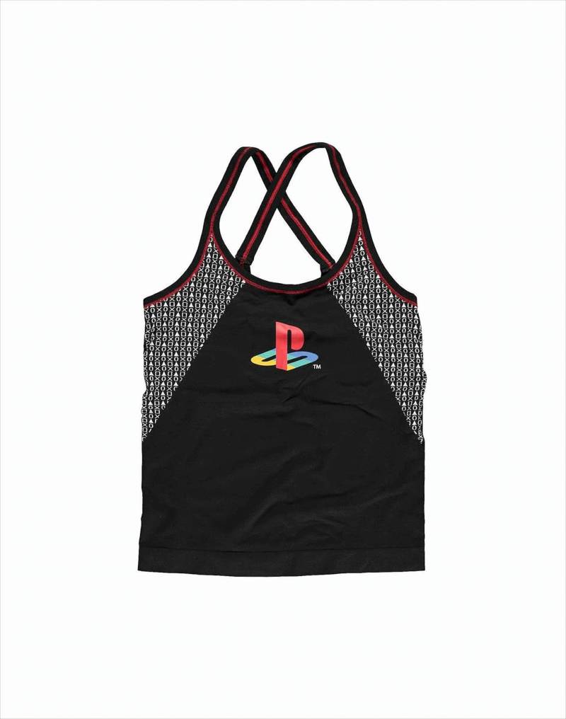 Playstation Tech Seamless Women's Tanktop Schwarz L von Difuzed