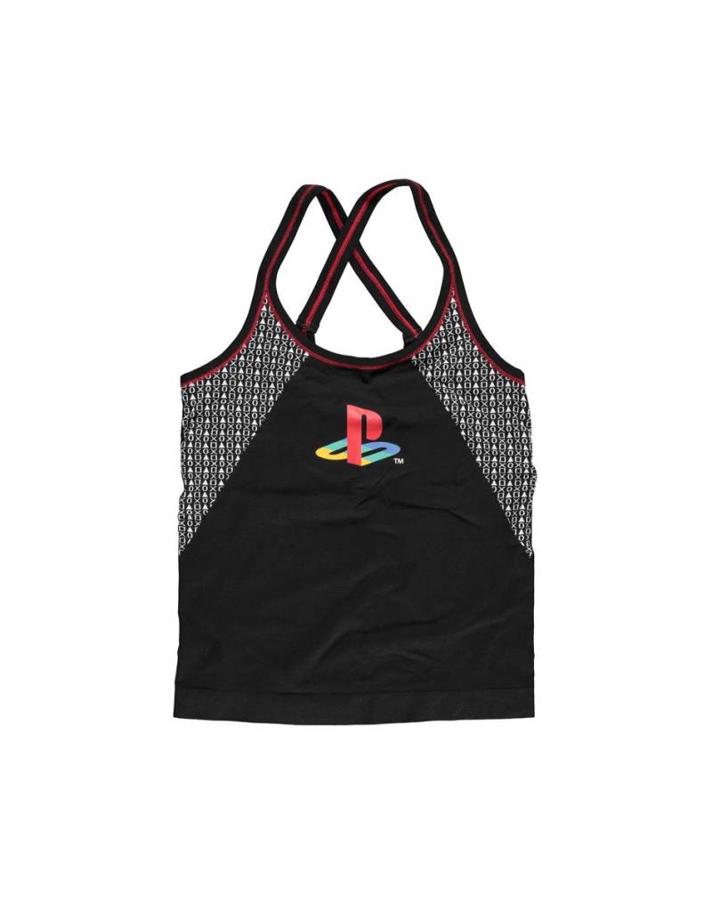 Playstation Tech Seamless Women's Tanktop Schwarz XL von Difuzed