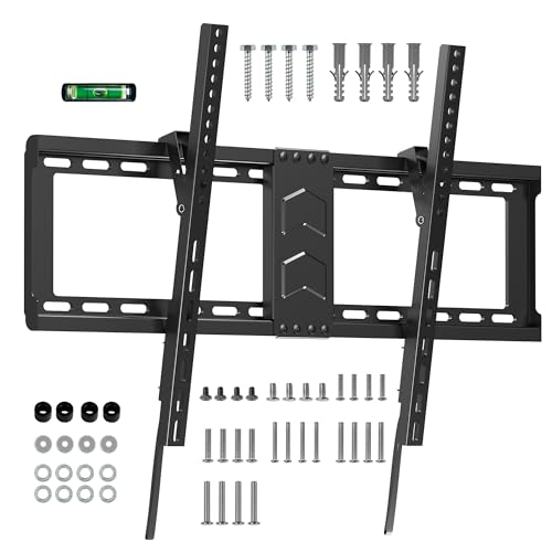 TV Wandhalterung für 37-82 Zoll, Neigbare Wandhalterung für Fernseher, Universelle Halterung, Max. VESA 600x400mm, Belastbar bis 75 kg von Digank
