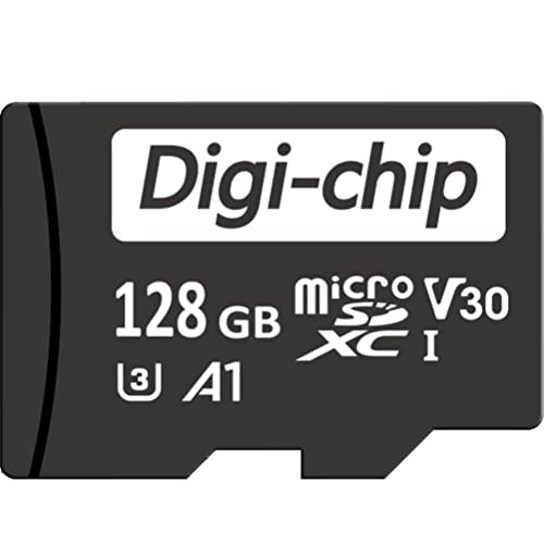 128GB Micro SD Speicherkarte für Samsung Galaxy M04, M14, M54, A14, A34, A54, F04, F14 Klasse 10 UHS-1 U3 MicroSDXC 128GB Digi-Chip High Speed 90MB/s V30 Speicher ard von Digi-Chip