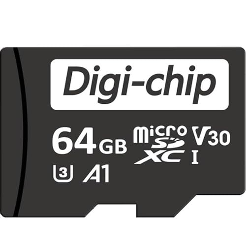 Digi-Chip 64 GB Micro-SD-Speicherkarte für Blackview C70, A53, A52, A85, A200 Pro Mobiltelefone, Klasse 10, UHS-1 MicroSD von Digi-Chip
