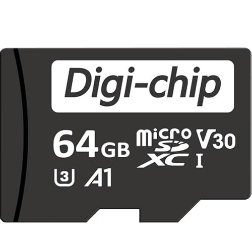 Digi-Chip 64 GB Micro-SD-Speicherkarte für Ulefone Note 14, Note 15, Note 16, Note 16 Pro Mobiltelefone, Klasse 10, UHS-1 MicroSD von Digi-Chip