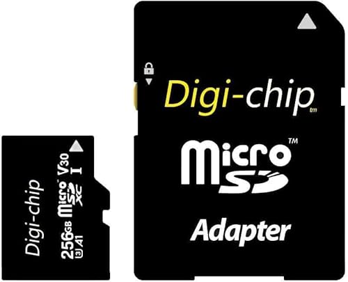 Digi-Chip Extreme Speed 256GB Micro-SD-Speicherkarte UHS-3 Klasse 10 für Amazon Fire 7, Fire 7 Kids, Amazon Fire HD8, HD8 Kids, Fire HD10, Fire HD 10 Kids Tablet PC von Digi-Chip