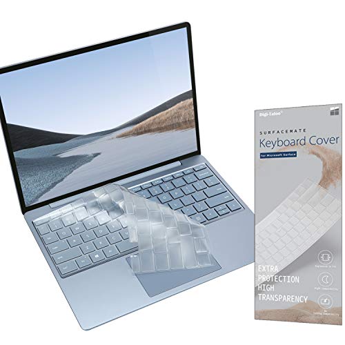 Digi-Tatoo Tastatur-Abdeckung für Microsoft Surface Laptop Go 3 / Laptop Go 2 / Laptop Go 31,5 cm (12,4 Zoll) – Premium ultradünn, hohe Transparenz Tastaturschutz Skin von Digi-Tatoo