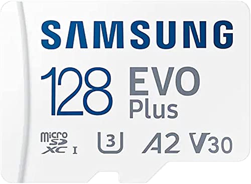 128 GB Samsung Evo Plus Micro-SD-Speicherkarte MicroSDXC für Samsung Galaxy A03, A03 Core, M32, A13 5G Handys, inklusive Digi Wipe Reinigungstuch von Digi Wipe/Samsung