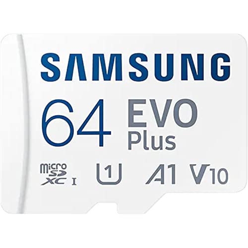 64 GB Micro-SD Evo Plus Speicherkarte für Oppo A16, A35, A95 5G, A53s 5G, A54, A54 5G, A74, A74 5G Smartphones + Digi Wipe Reinigungstuch von Digi Wipe/Samsung