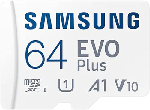 64GB MicroSD Speicherkarte für Samsung Tab A9, A9+, Tab S9 FE Tablet-PCs Klasse 10 UHS-1 V10 Micro-SD + Digi Wipe Mikrofasertuch von Digi Wipe