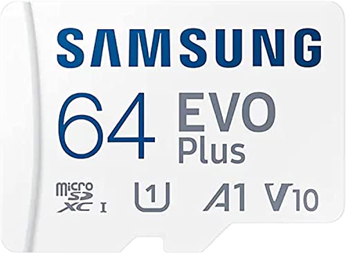 64GB Samsung Evo Plus Micro-SD Speicherkarte MicroSDXC UHS-1 U3 Class 10 für Samsung M33, M53, F23, A23, A33, A53 von Digi Wipe