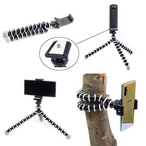 Digicharge Octopus Stativ Tripod für Mobiltelefone Kompatibel mit iPhone 11 11 Pro X XR SE 9 8 7 6 5 Samsung Galaxy S20 S10 S9 S8 S7 Edge Note 10 Huawei HTC Sony Xperia Oneplus 8 Google Pixel Digicharge Octopus Stativ Tripod für Mobiltelefone Kompatibel mit iPhone 11 11 Pro X XR SE 9 8 7 6 5 Samsung Galaxy S20 S10 S9 S8 S7 Edge Note 10 Huawei HTC Sony Xperia Oneplus 8 Google Pixel von DigiCharge