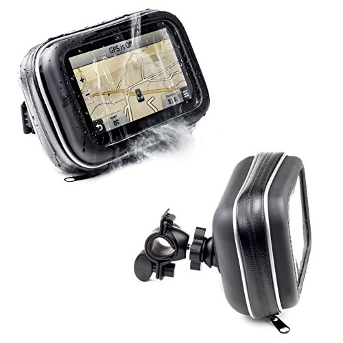 Motorrad/Fahrradlenkerhalter Halter mit wasserdichtem Gehäuse für Garmin Nuvi 57LM 58LM 5'' Sat NAV von DigiCharge