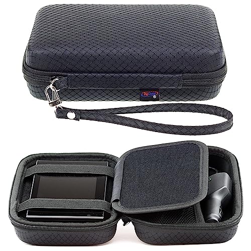 Schwarz Hard Case Tragetasche für Garmin nüvi 2599LMT 2569LMT, T, T, T 2529LMT 5 Zoll) GPS Sat Nav, mit Fach für Zubehör und Schlüsselband von DigiCharge