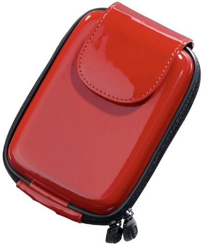 Digietui Lack/glossy Panasonic FS Serie Kameratasche mit weichem Innenfutter rot von DigiEtui