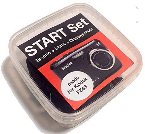 Start Set Kodak FZ43 (Tasche + Ministativ + Displayschutz) von DigiEtui