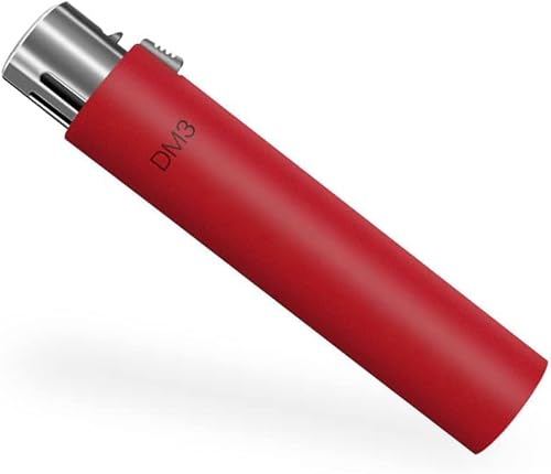 DIgiKuber Inline Mikrofon Vorverstärker, Mic Booster Vorverstärker für Dynamische und Passive Bändchenmikrofone (Rot) von DigiKuber