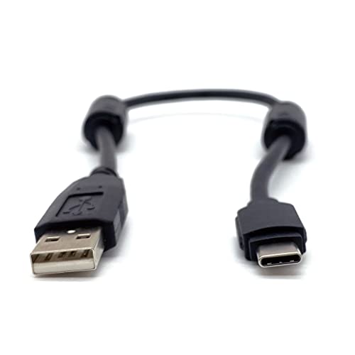 Digirig Abgeschirmtes kurzes USB-A auf USB-C-Kabel mit Ferriten von Digirig