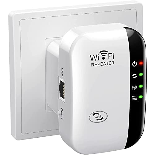 WiFi Extender Booster, WLAN Repeater WLAN Verstärker WiFi Extender bis zu 4000sq.ft Mit Repeater/AP Modus, Long Range Amplifier mit Ethernet Port zu Allen WLAN Geräten, 1-Tap Setup, Access Point von DigitConvert