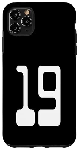Nummer 19 Sportmannschaftsuniform Hülle für iPhone 11 Pro Max Nummer 19 Sportmannschaftsuniform Hülle für iPhone 11 Pro Max von Digital Numbers for Sports Teams Uniform Birthdays