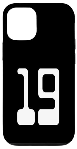 Nummer 19 Sportmannschaftsuniform Hülle für iPhone 12/12 Pro Nummer 19 Sportmannschaftsuniform Hülle für iPhone 12/12 Pro von Digital Numbers for Sports Teams Uniform Birthdays