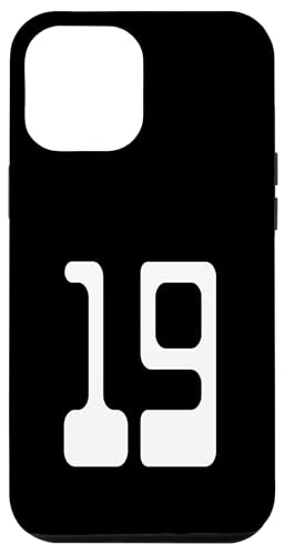 Nummer 19 Sportmannschaftsuniform Hülle für iPhone 12 Pro Max Nummer 19 Sportmannschaftsuniform Hülle für iPhone 12 Pro Max von Digital Numbers for Sports Teams Uniform Birthdays