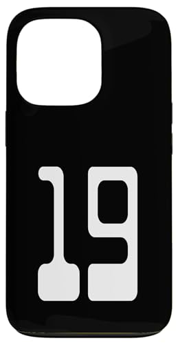 Nummer 19 Sportmannschaftsuniform Hülle für iPhone 13 Pro Nummer 19 Sportmannschaftsuniform Hülle für iPhone 13 Pro von Digital Numbers for Sports Teams Uniform Birthdays