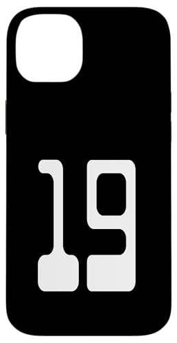 Nummer 19 Sportmannschaftsuniform Hülle für iPhone 14 Plus Nummer 19 Sportmannschaftsuniform Hülle für iPhone 14 Plus von Digital Numbers for Sports Teams Uniform Birthdays