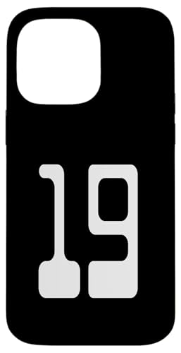 Nummer 19 Sportmannschaftsuniform Hülle für iPhone 14 Pro Max Nummer 19 Sportmannschaftsuniform Hülle für iPhone 14 Pro Max von Digital Numbers for Sports Teams Uniform Birthdays