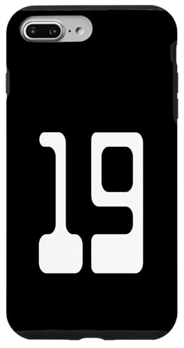 Nummer 19 Sportmannschaftsuniform Hülle für iPhone 7 Plus/8 Plus Nummer 19 Sportmannschaftsuniform Hülle für iPhone 7 Plus/8 Plus von Digital Numbers for Sports Teams Uniform Birthdays