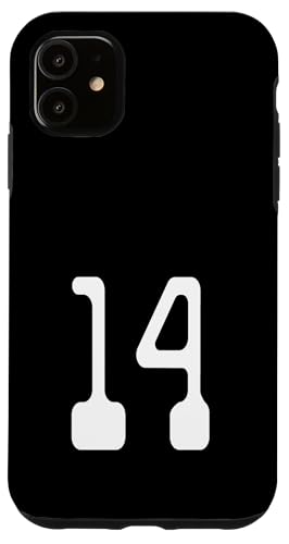 Nummer Vierzehn #14 Sportmannschaftsuniform Hülle für iPhone 11 Nummer Vierzehn #14 Sportmannschaftsuniform Hülle für iPhone 11 von Digital Numbers for Sports Teams Uniform Birthdays