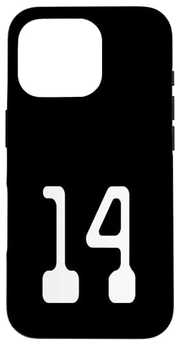 Nummer Vierzehn #14 Sportmannschaftsuniform Hülle für iPhone 16 Pro Nummer Vierzehn #14 Sportmannschaftsuniform Hülle für iPhone 16 Pro von Digital Numbers for Sports Teams Uniform Birthdays