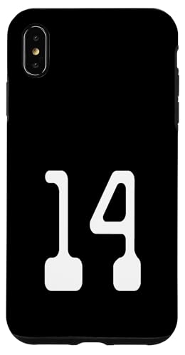 Nummer Vierzehn #14 Sportmannschaftsuniform Hülle für iPhone XS Max Nummer Vierzehn #14 Sportmannschaftsuniform Hülle für iPhone XS Max von Digital Numbers for Sports Teams Uniform Birthdays