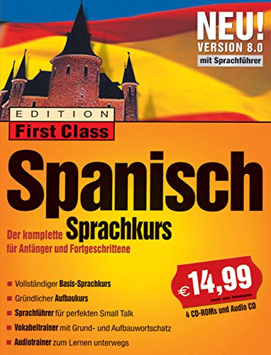 First Class Sprachkurs Spanisch 8.0 (DVD-Verpackung) von Digital Publishing