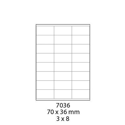 Etiketten Druck-Aufkleber, 70 x 36 mm, 600 Stück von Digital Revolution