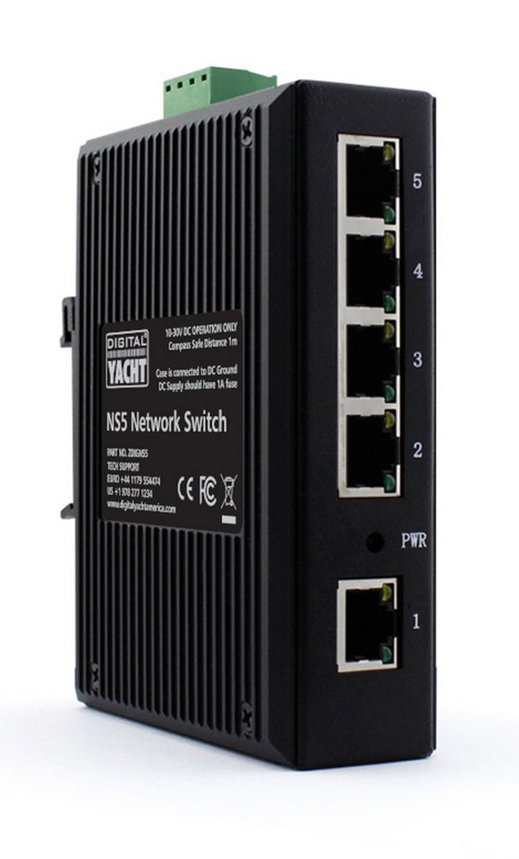 Digital Yacht NS5 – Netzwerk-Switch maritimes Navigationsgerät von Digital Yacht