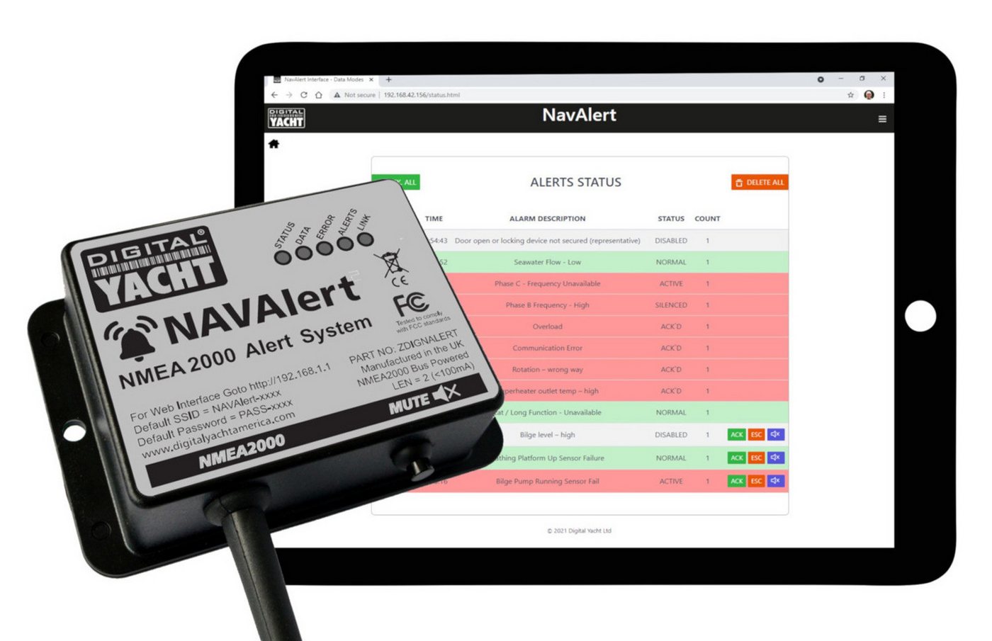 Digital Yacht NavAlert – NMEA 2000 Alarmsystem maritimes Navigationsgerät Digital Yacht NavAlert – NMEA 2000 Alarmsystem maritimes Navigationsgerät von Digital Yacht
