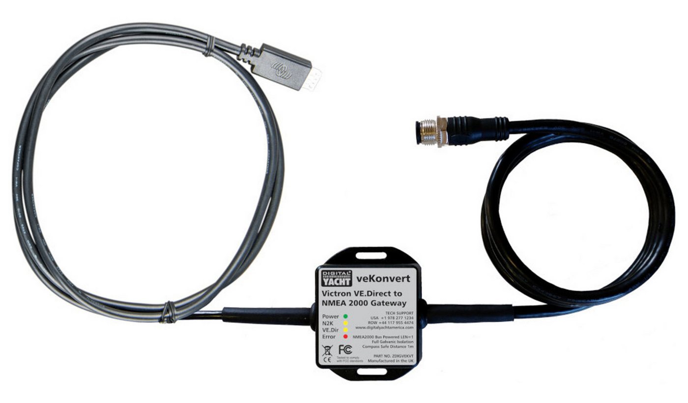 Digital Yacht veKonvert – Victron VE.Direct zu NMEA 2000 Gateway maritimes Navigationsgerät Digital Yacht veKonvert – Victron VE.Direct zu NMEA 2000 Gateway maritimes Navigationsgerät von Digital Yacht