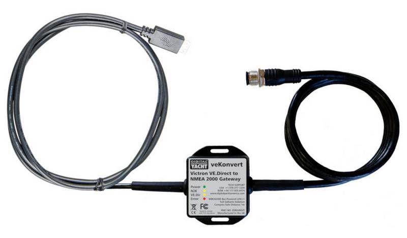 Digital Yacht veKonvert – Victron VE.Direct zu NMEA 2000 Gateway maritimes Navigationsgerät von Digital Yacht