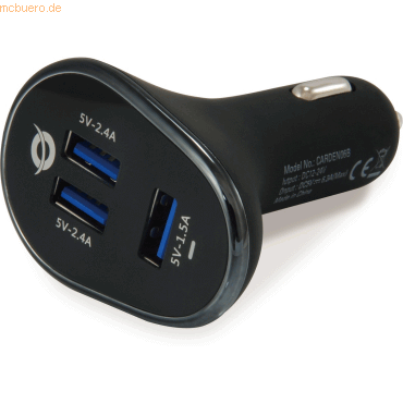 Digital data communication Conceptronic CARDEN 3-Port 31.5W USB Car Ch von Digital data communication