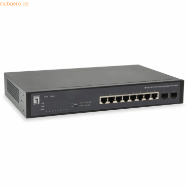 Digital data communication LevelOne 10-Port Web Smart Gigabit Switch, von Digital data communication