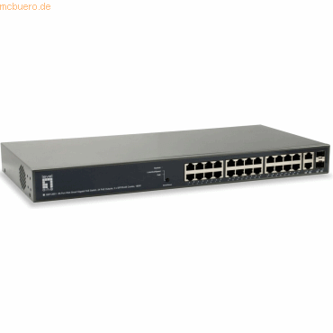 Digital data communication LevelOne 26-Port-Web Smart-Gigabit-PoE-Swit Digital data communication LevelOne 26-Port-Web Smart-Gigabit-PoE-Swit von Digital data communication