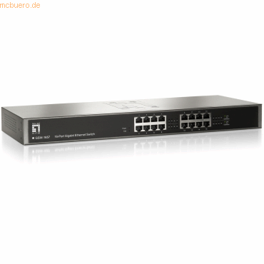 Digital data communication LevelOne GSW-1657 16-Port Gigabit Switch von Digital data communication