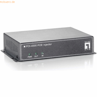 Digital data communication LevelOne POI-4000 PoE Injektor High Power 4 von Digital data communication