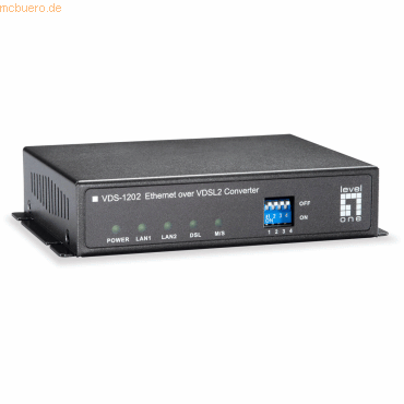 Digital data communication LevelOne VDS-1202 VDSL Ethernet Konverter von Digital data communication
