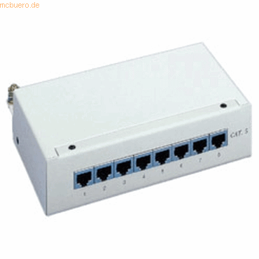 Digital data communication equip Patchverteiler 8-Port Cat.5e (Desktop von Digital data communication