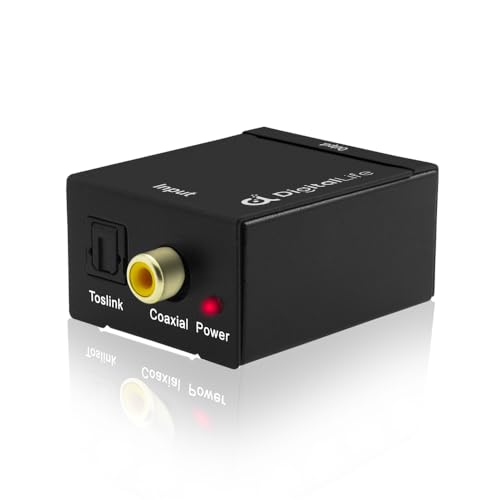 DigitalLife 192kHz Digital-Analog-Wandler Wandelt SPDIF Koax/Toslink in Stereo RCA um. Ideal für TV, DVD, PS3, Xbox. Hi-Fi Klang, perfekt für audiophile Genießer DigitalLife 192kHz Digital-Analog-Wandler Wandelt SPDIF Koax/Toslink in Stereo RCA um. Ideal für TV, DVD, PS3, Xbox. Hi-Fi Klang, perfekt für audiophile Genießer von DigitalLife